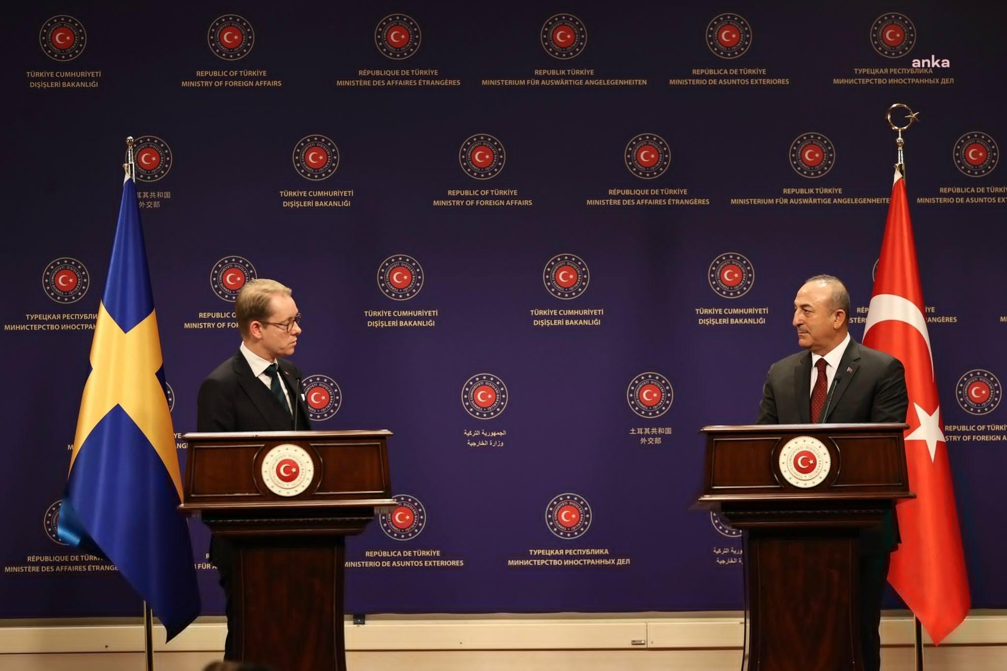 MEVLÜT ÇAVUŞOĞLU, İSVEÇLİ MEVKİDAŞI BILLSTRÖM GÖRÜŞTÜ: "MÜTTEFİK OLMAK İSTEDİĞİNİZ ÜLKENİN GÜVENLİK ENDİŞELERİNİ ANLAMANIZI İSTİYORUZ"