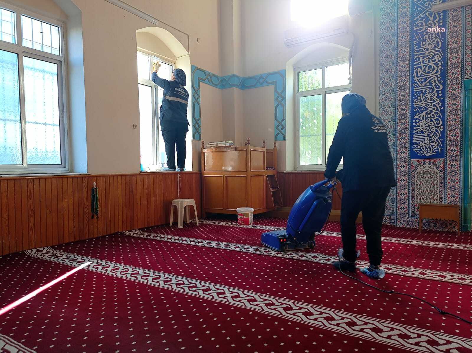 AYDIN BÜYÜKŞEHİR BELEDİYESİ İBADETHANE TEMİZLİKLERİNİ SÜRDÜRÜYOR