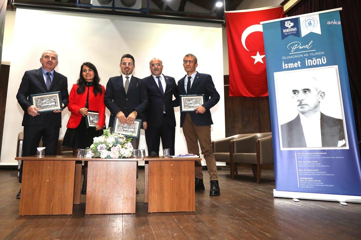 İSMET İNÖNÜ, BANDIRMA'DA DÜZENLENEN PANELLE ANILDI