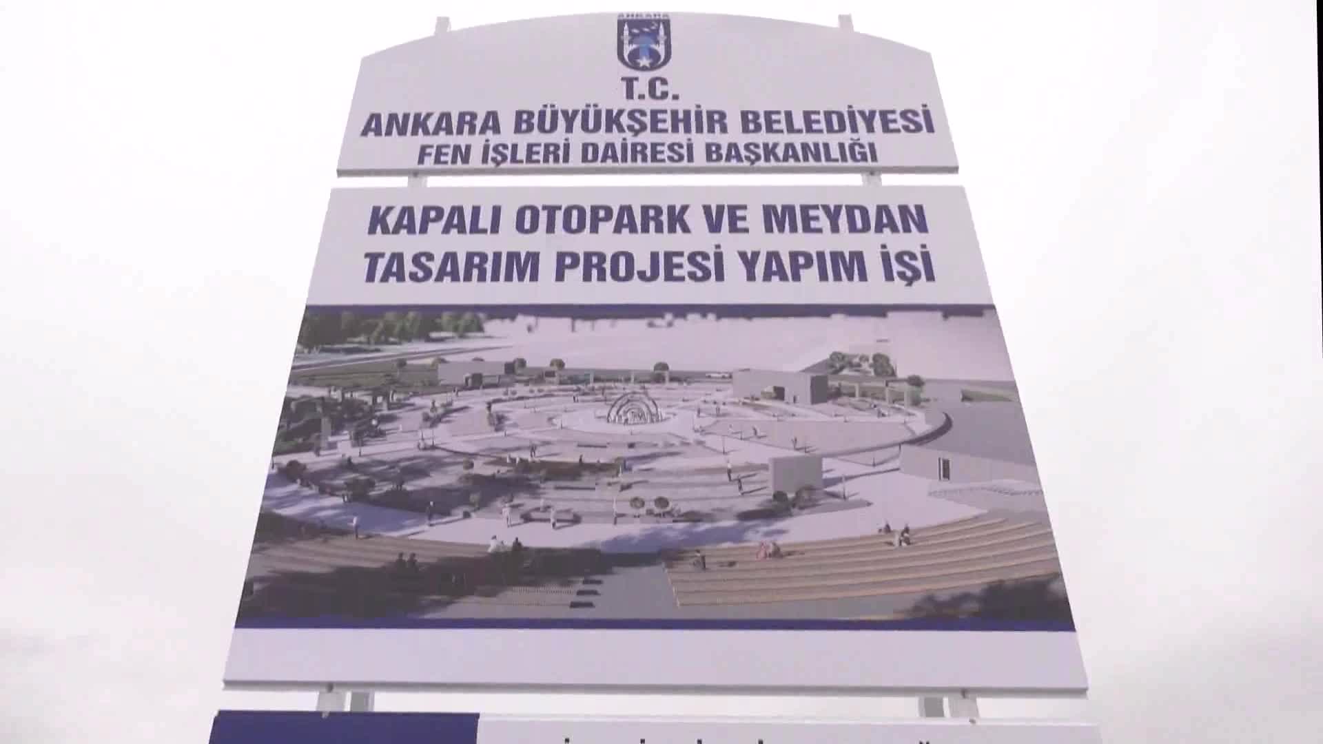 ANKARA BÜYÜKŞEHİR'DEN KORU MAHALLESİ’NDE KAPALI OTOPARK VE KENT MEYDANI ÇALIŞMASI
