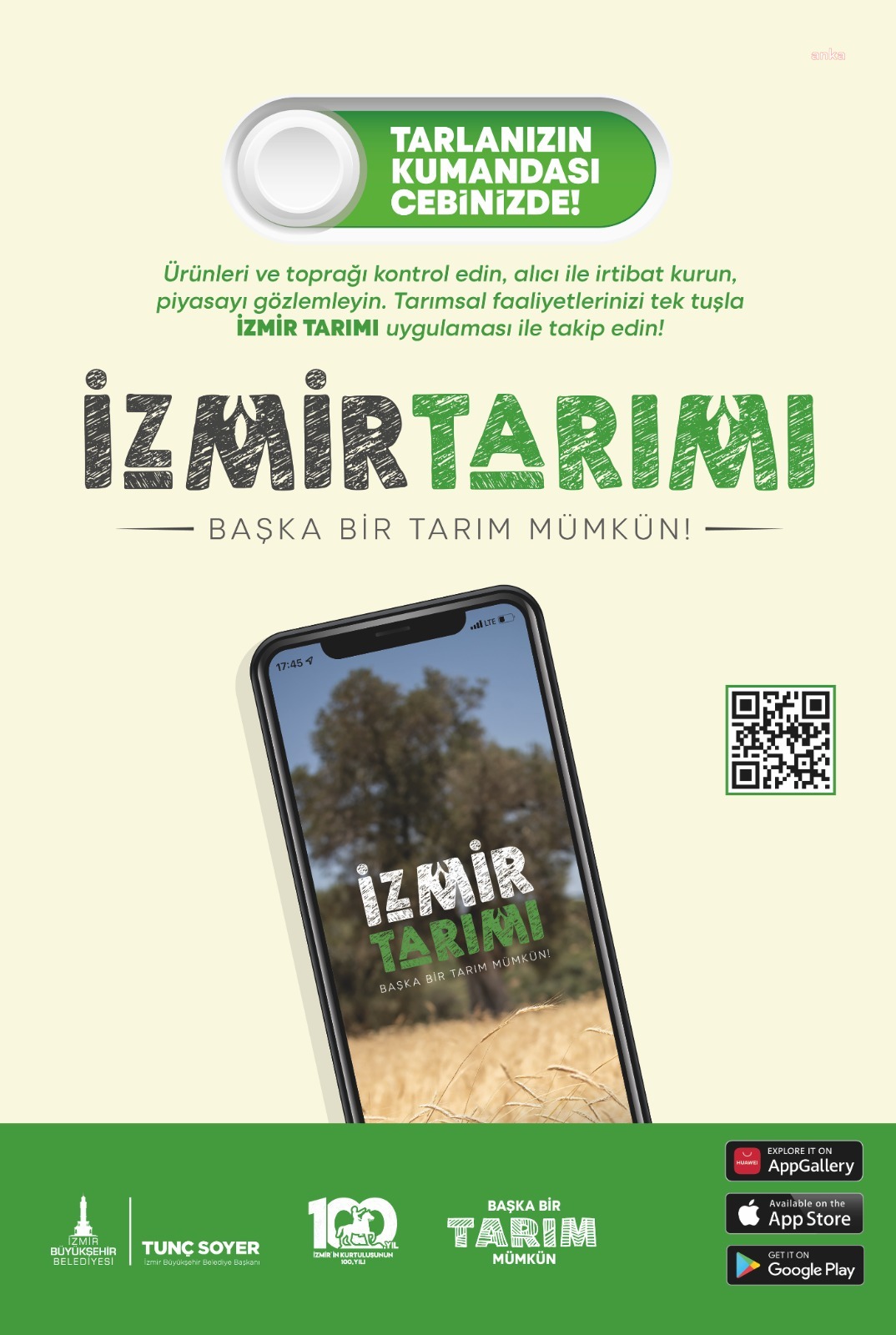İZMİR TARIMI MOBİL UYGULAMASI 2022’NİN EN İYİ PROJESİ SEÇİLDİ