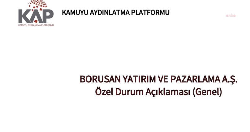 BORUSAN'A VERGİ KANUNLARI YÖNÜNDEN SINIRLI İNCELEME YAPILACAK