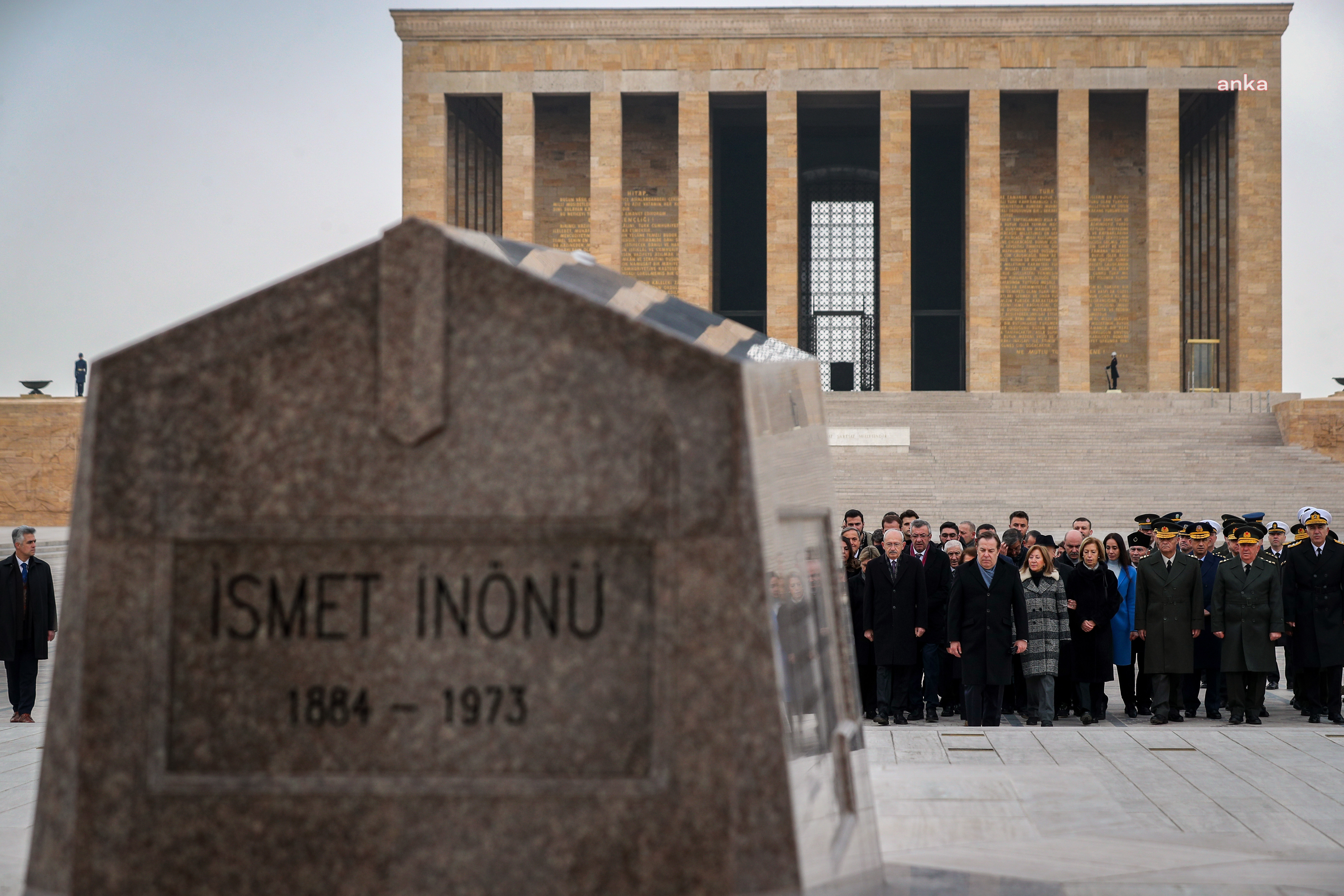 İSMET İNÖNÜ 49’UNCU ÖLÜM YILDÖNÜMÜNDE ANITKABİR'DE ANILDI