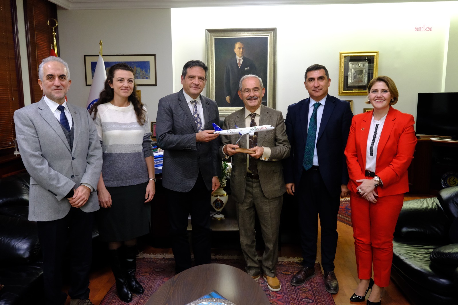 ESKİŞEHİR OSMANGAZİ ÜNİVERSİTESİ HEYETİNDEN YILMAZ BÜYÜKERŞEN’E ZİYARET