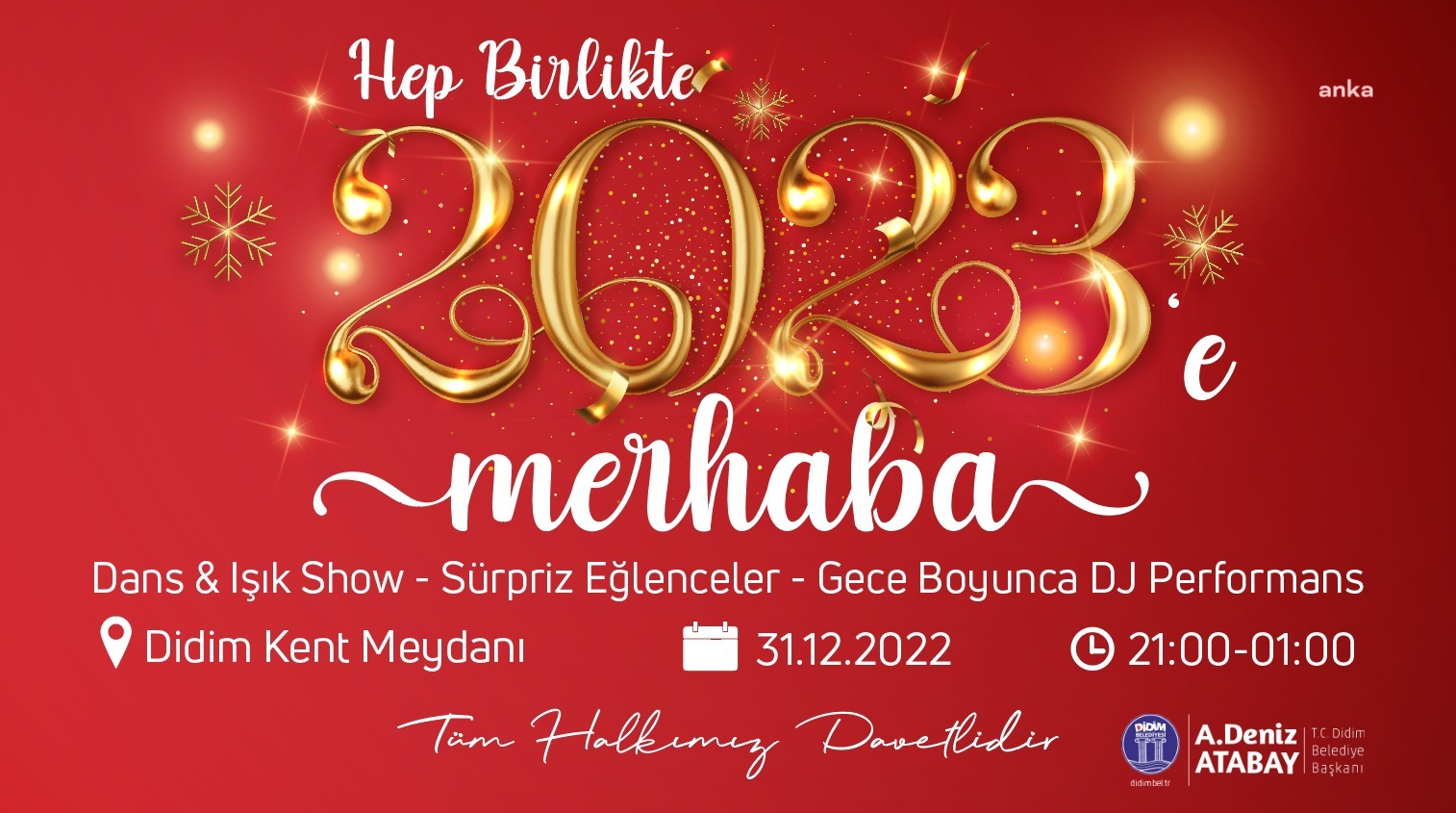 DİDİM BELEDİYESİ YENİ YILA HAZIR