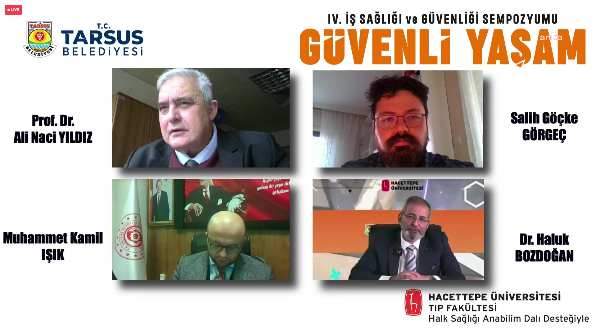 TARSUS BELEDİYESİ ÖNCÜLÜĞÜNDE ‘4. İŞ SAĞLIĞI VE GÜVENLİĞİ’ SEMPOZYUMU DÜZENLENDİ