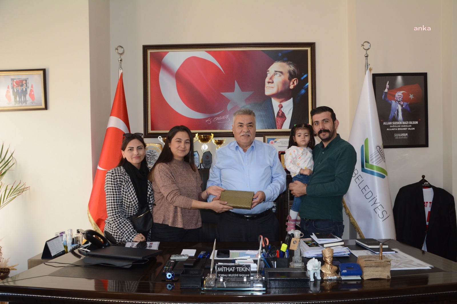 TORBALI BELEDİYESİ’NDEN SMA HASTASI AZRA’YA DESTEK