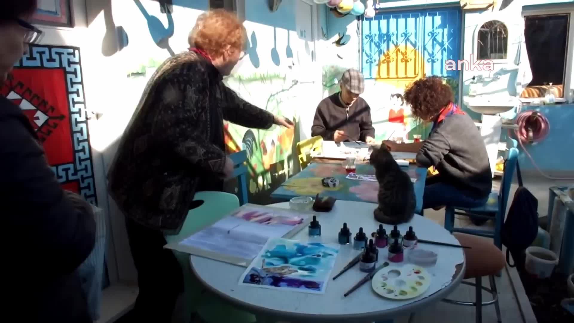 BURHANİYELİ RESSAMLAR KÖY ATÖLYESİNDE RESİM YAPTI
