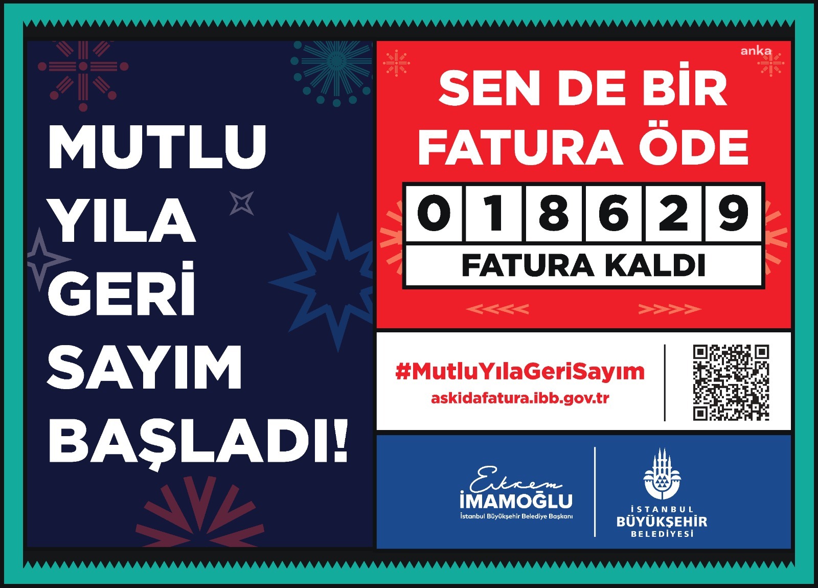 İBB’DEN YENİ YIL HEDİYESİ İÇİN “ASKIDA FATURA” ÇAĞRISI