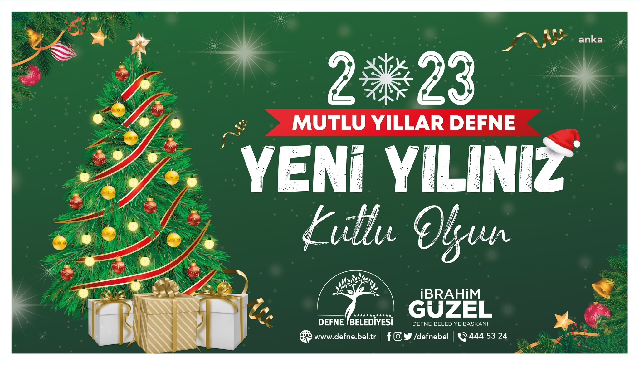 DEFNE BELEDİYE BAŞKANI İBRAHİM GÜZEL’DEN YENİ YIL MESAJI