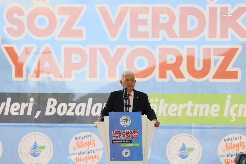 MUĞLA BÜYÜKŞEHİR’İN ‘TÜRKEVLERİ, BOZALAN, ÇÖKERTME İÇME SUYU PROJESİ' TANITILDI