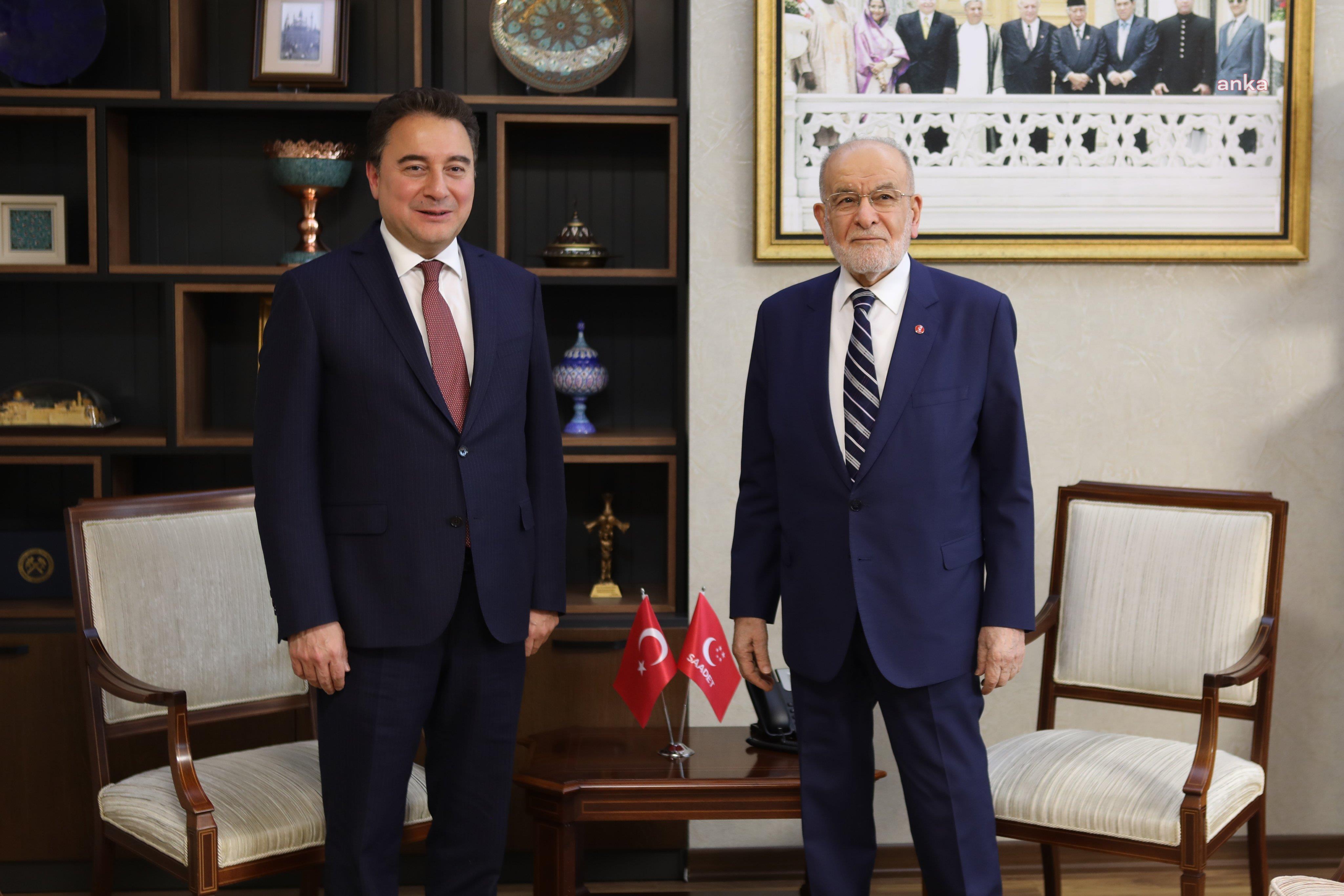 ALİ BABACAN’DAN TEMEL KARAMOLLAOĞLU’NA GEÇMİŞ OLSUN ZİYARETİ