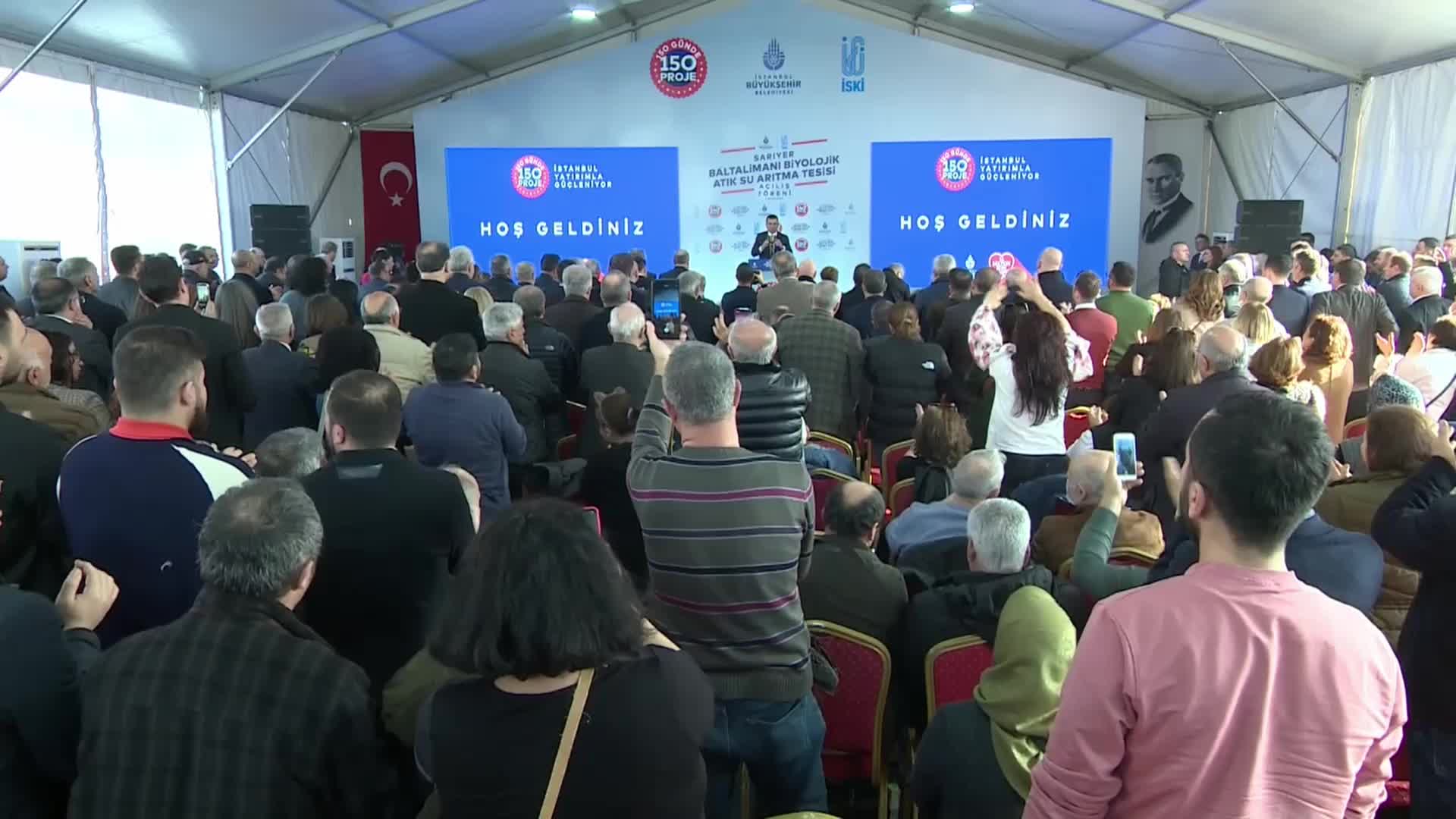 BALTALİMANI BİYOLOJİK ATIK SU ARITMA TESİSİ AÇILDI. İMAMOĞLU: BİR RAKİBİMİZ VAR, '150 GÜNDE 150 SORUŞTURMA' HEDEFİYLE HAREKET EDİYOR