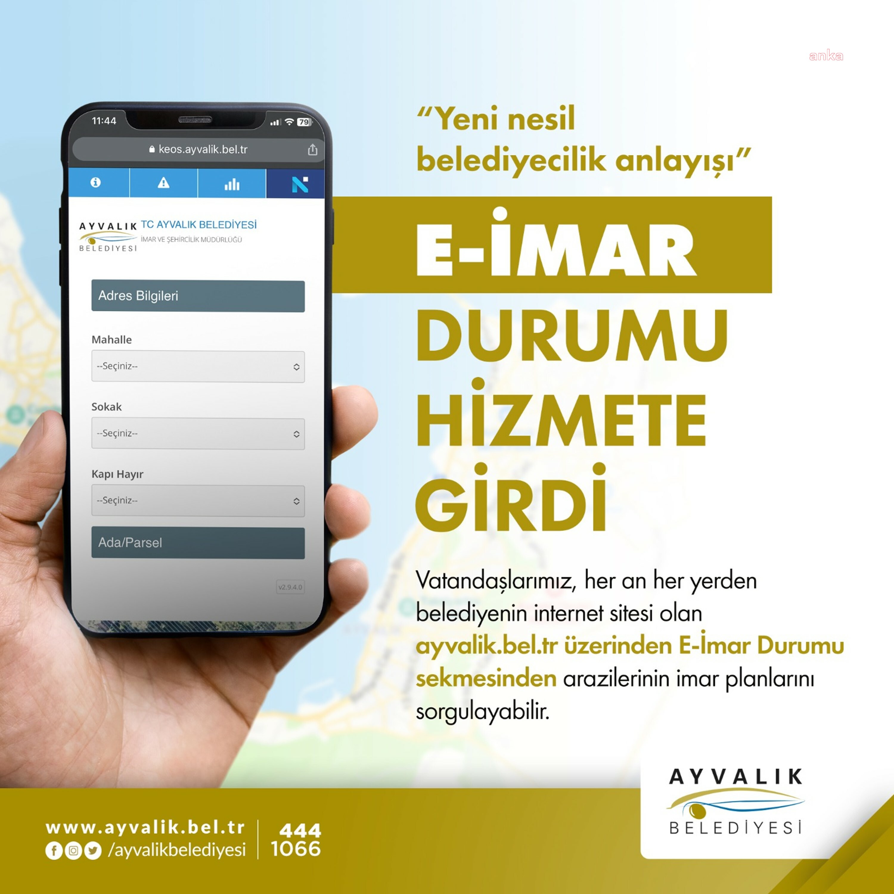 AYVALIK BELEDİYESİ ‘E-İMAR’ SİSTEMİNİ YAŞAMA GEÇİRDİ