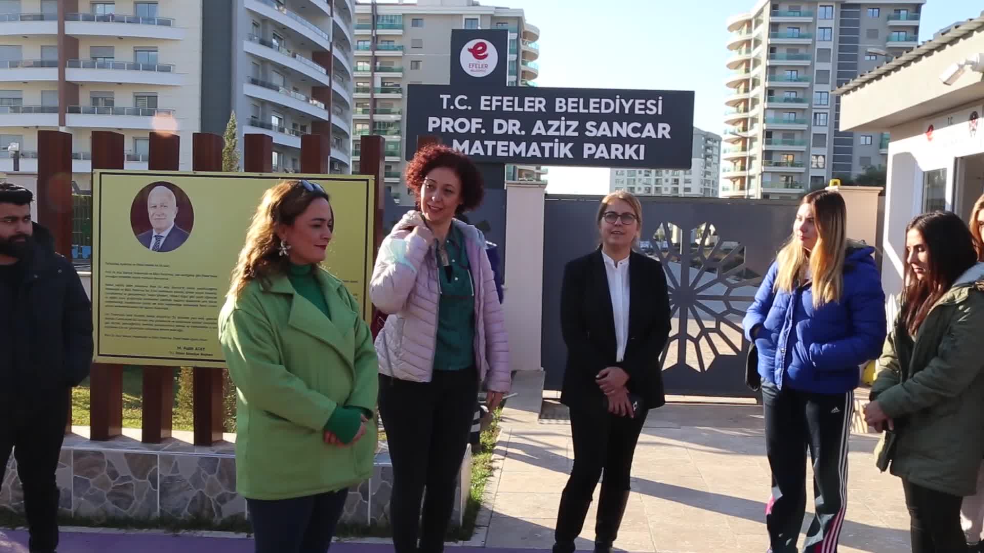 EFELER BELEDİYESİ'NİN MATEMATİK PARKI, ÜNİVERSİTE ÖĞRENCİLERİNİ AĞIRLADI