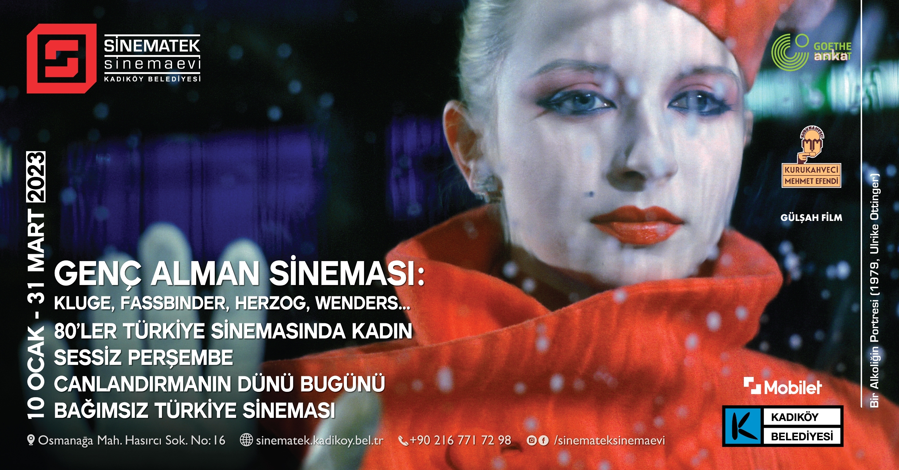 GENÇ ALMAN SİNEMASI, KADIKÖY BELEDİYESİ SİNEMATEK/SİNEMA EVİ’NDE