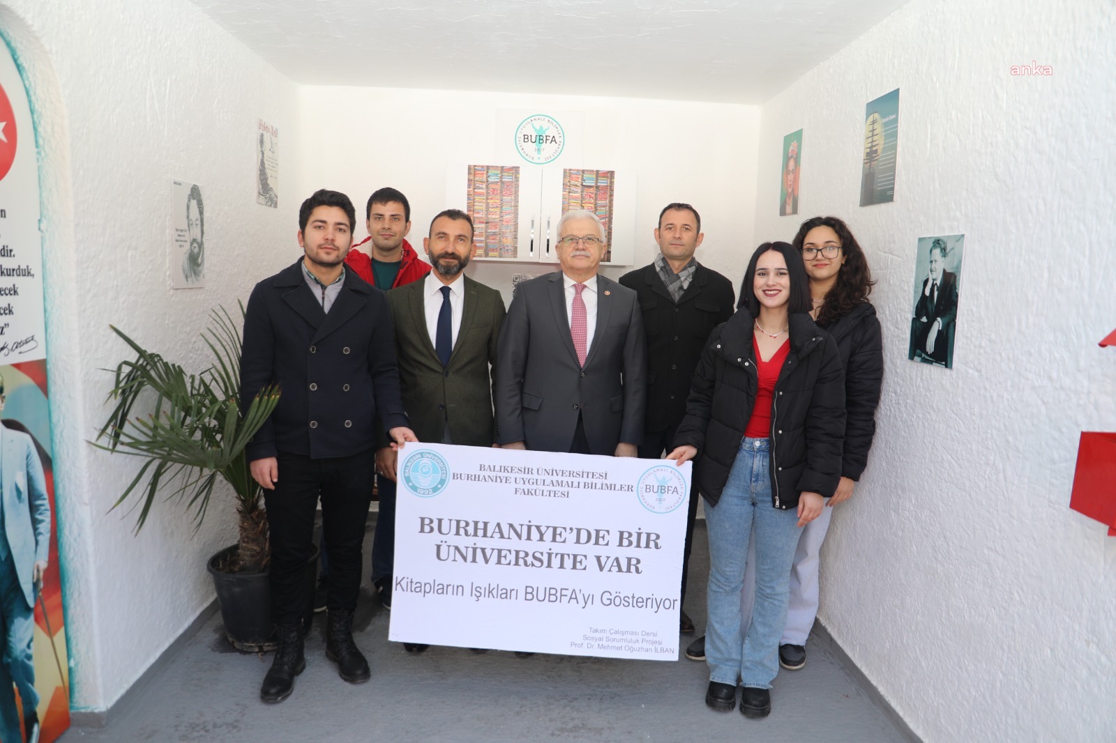 BURHANİYELİ ÜNİVERSİTE ÖĞRENCİLERİNDEN KENTTE İKİ SOSYAL SORUMLULUK PROJESİ