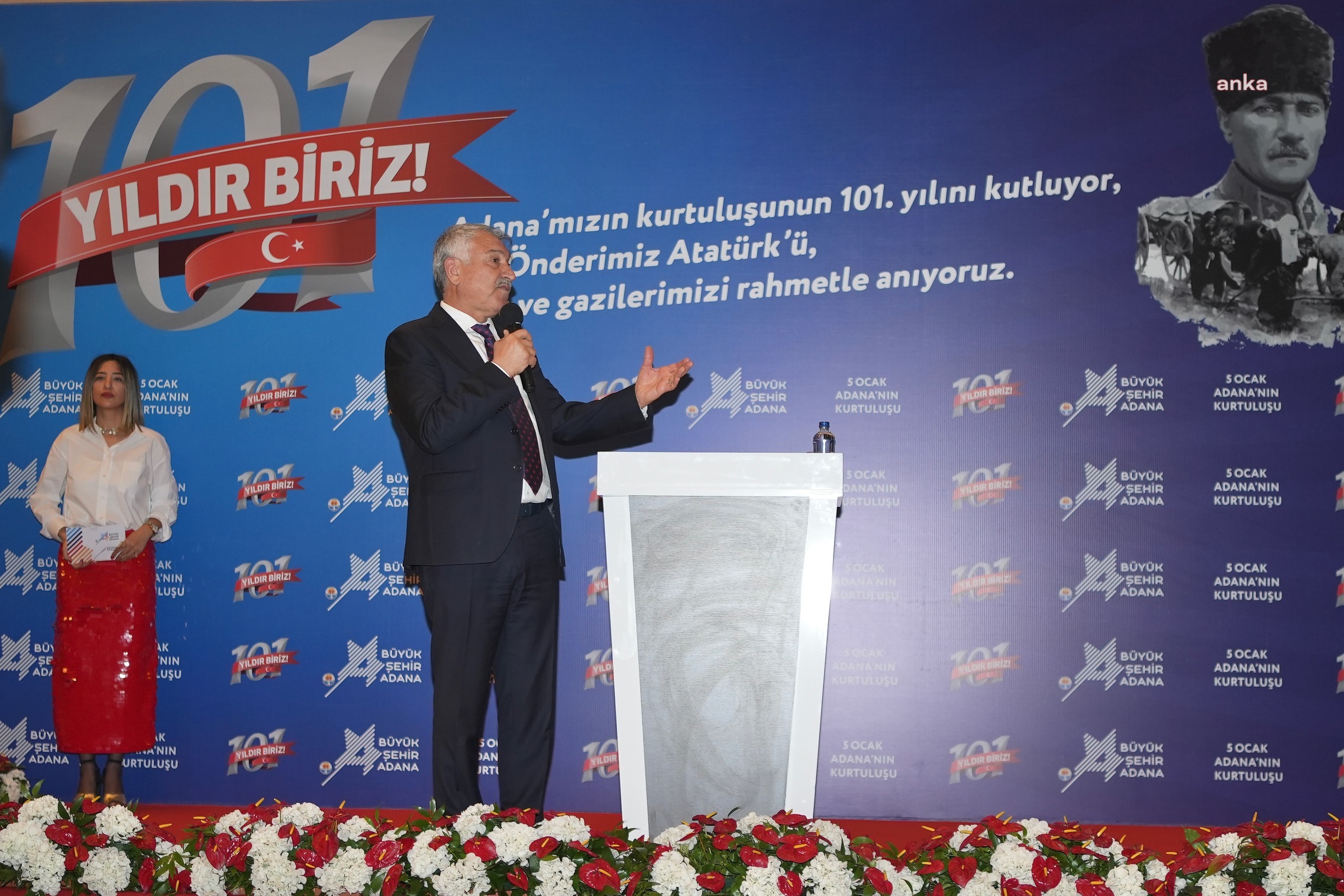 ADANA BÜYÜKŞEHİR'DEN KURTULUŞUN 101. YIL DÖNÜMÜNDE RESEPSİYON