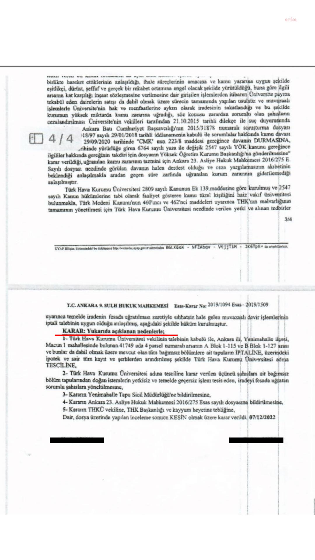 ALİ MAHİR BAŞARIR: “ÜNSAL BAN’IN REKTÖRLÜĞÜ DÖNEMİNDE TÜRK HAVA KURUMU ÜNİVERSİTESİ’NDEKİ SKANDALLARIN SONU GELMİYOR”