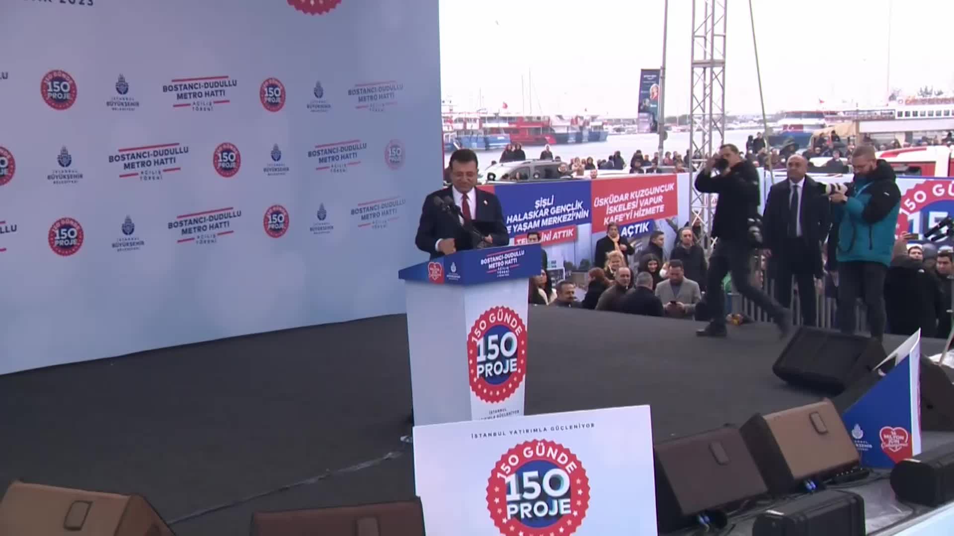 İMAMOĞLU: "İSTANBUL'UN HALİS YÖNETİMİNE EL KOYMAK ADINA HER TÜRLÜ KUMPASI YAPMAYA KALKANLARA SÖYLÜYORUM; BU MİLLET, MİLLETİMİZ, BUNU SANA YAPTIRMAZ”