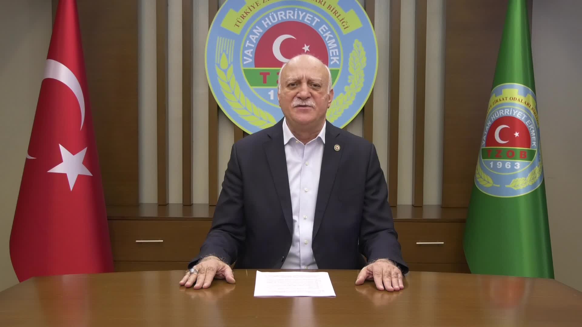 TZOB BAŞKANI ŞEMSİ BAYRAKTAR: GÜNDEMDE BULUNAN TORBA TASARIDA BAĞ-KUR PRİMLERİNİN DÜŞÜRÜLMESİ MADDESİ KONULMALIDIR