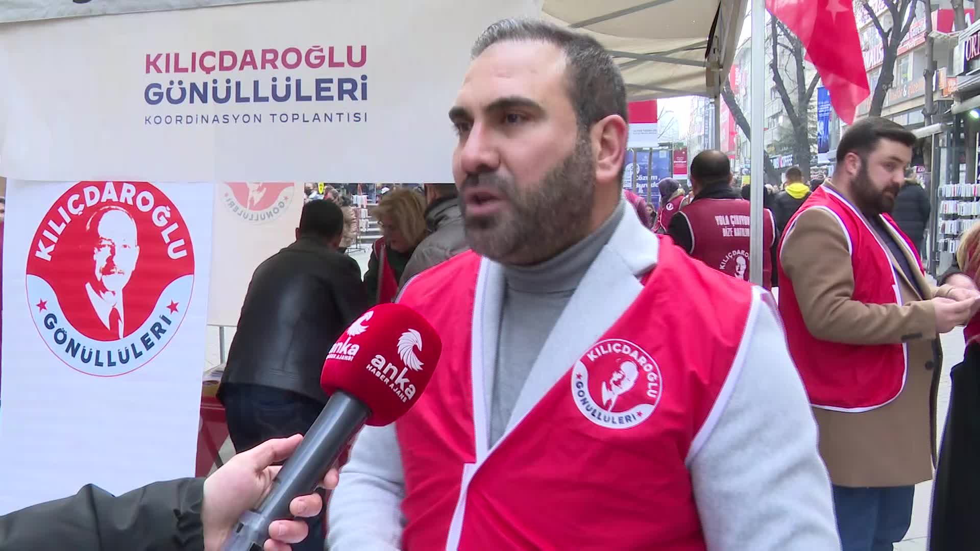 KILIÇDAROĞLU GÖNÜLLÜLERİ, ANKARA KIZILAY'DA SAHA ÇALIŞMASI YAPTI