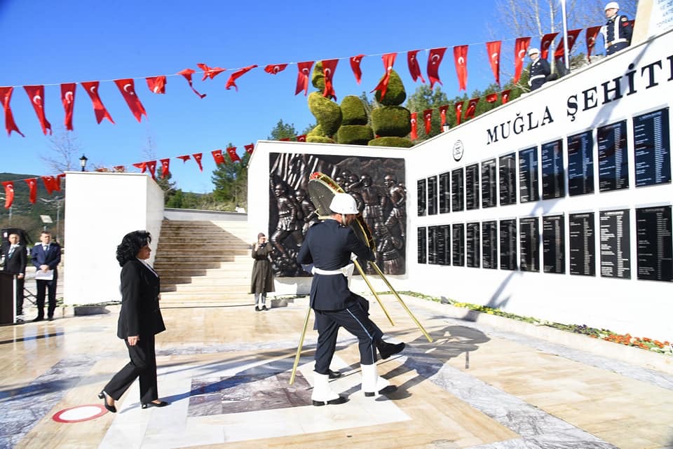 ÇANAKKALE ŞEHİTLERİ, MUĞLA'DA ANILDI