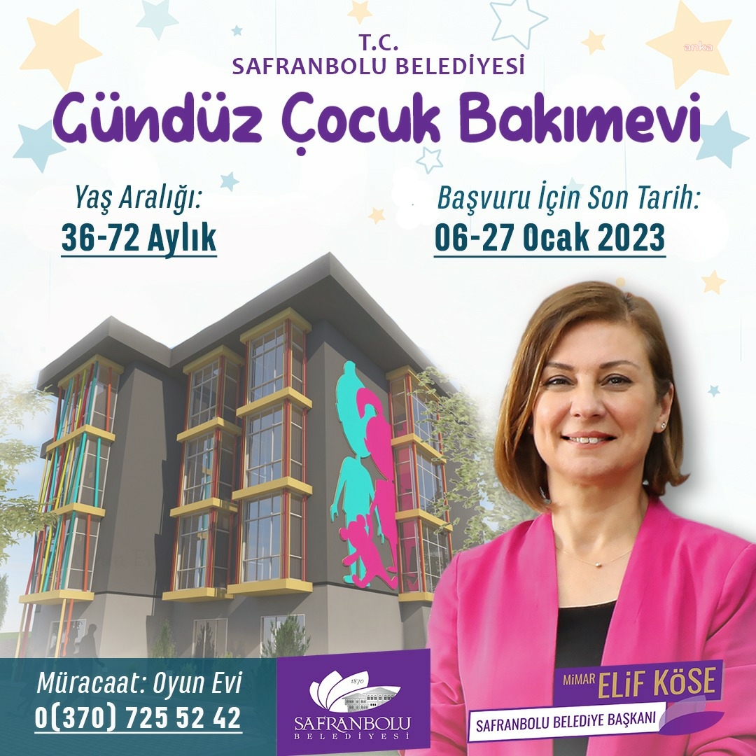 SAFRANBOLU BELEDİYESİ KREŞİ İÇİN BAŞVURULAR BAŞLADI
