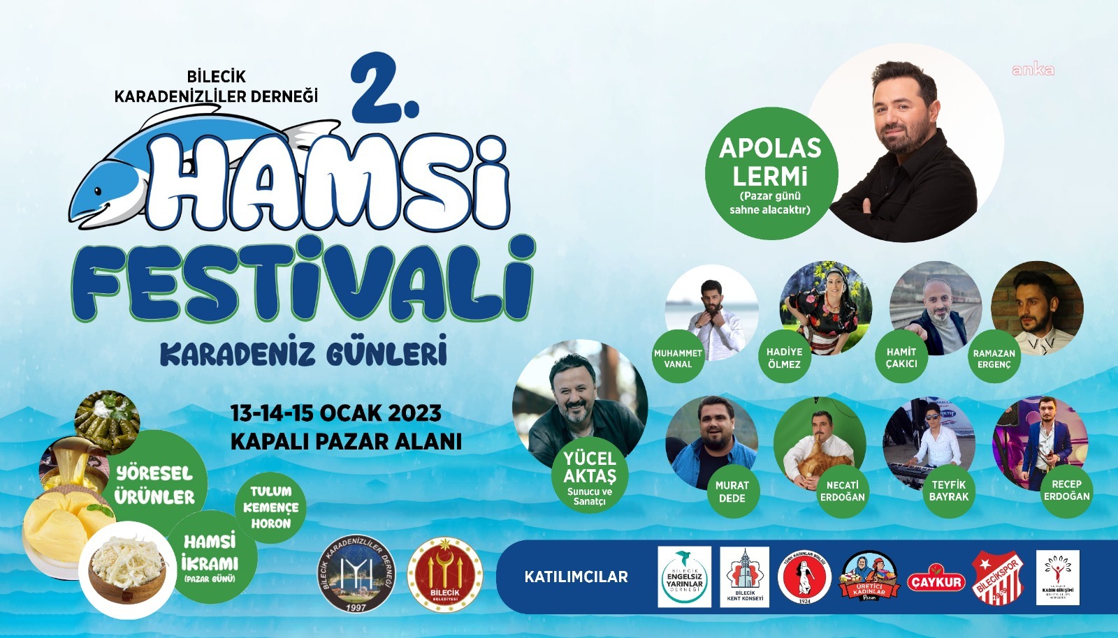 BİLECİK’TE ‘2. HAMSİ FESTİVALİ KARADENİZ GÜNLERİ’ İÇİN GERİ SAYIM BAŞLADI