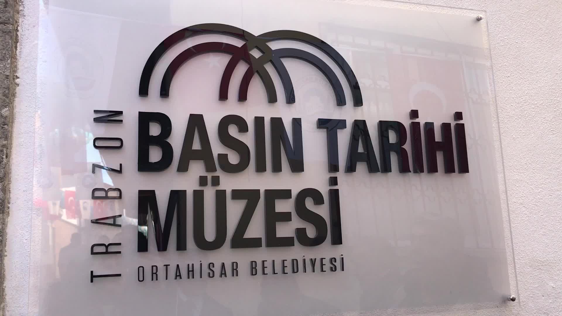 TRABZON BASIN TARİHİ MÜZESİ AÇILDI