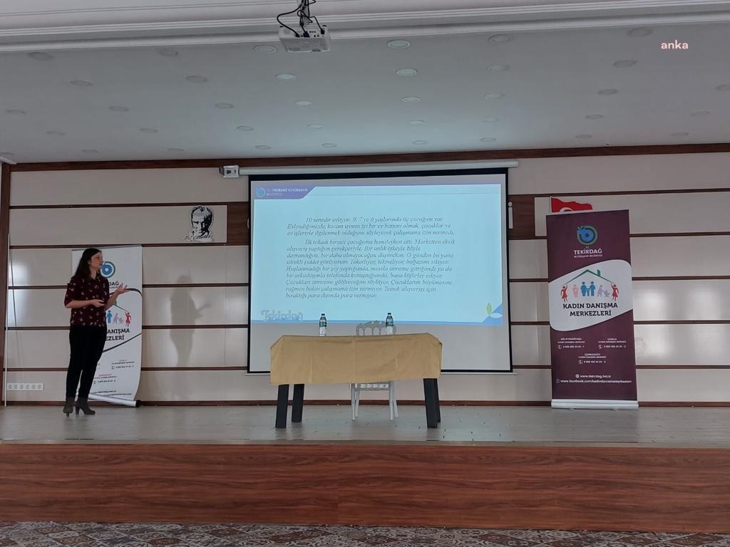TEKİRDAĞ BÜYÜKŞEHİR’DEN ‘KADINA YÖNELİK ŞİDDETLE MÜCADELE’ SUNUMU