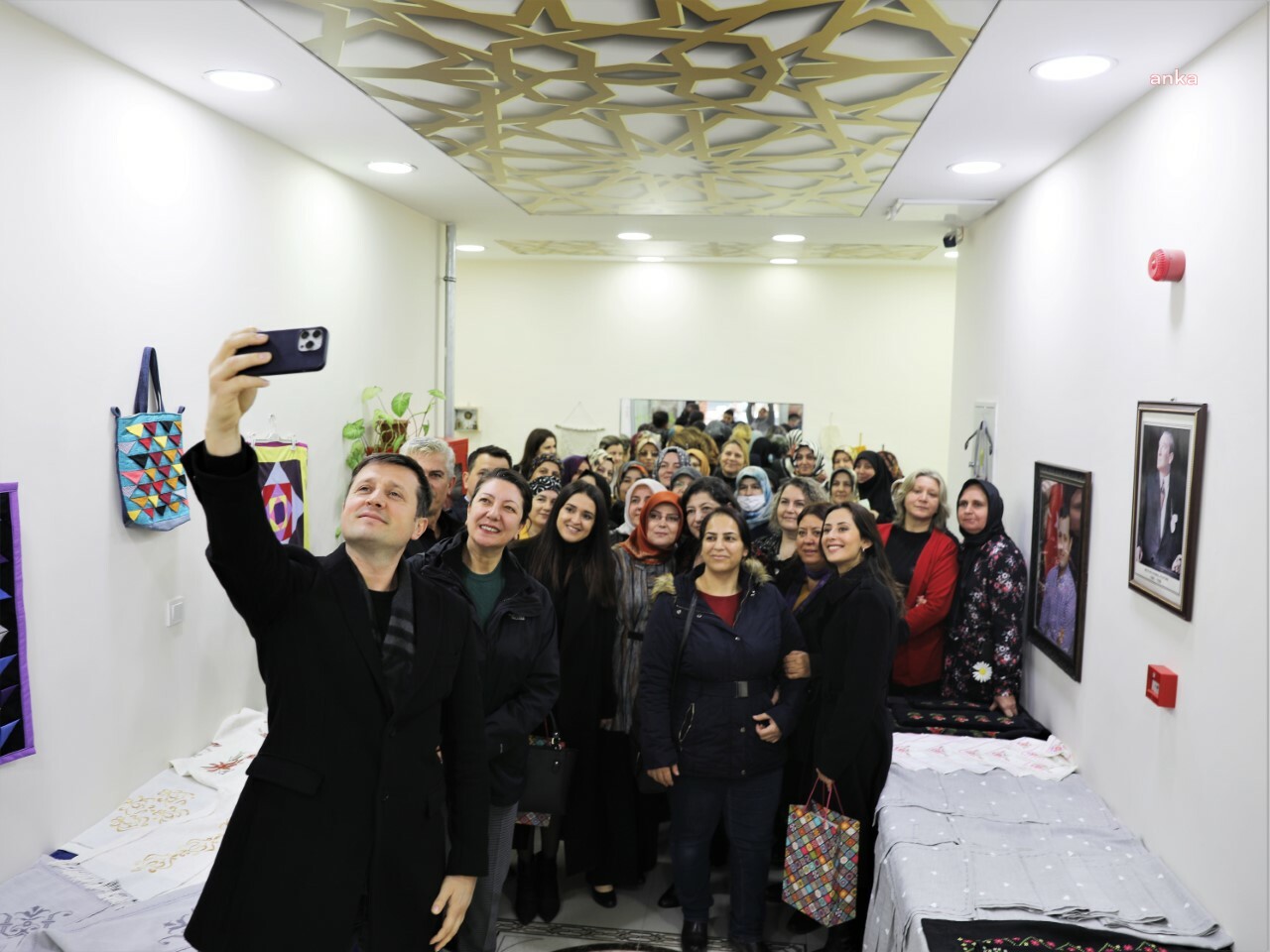 ÇERKEZKÖY BELEDİYESİ'NİN KADIN KURSİYELERİ DÖNEM SONU SERGİSİ AÇTI