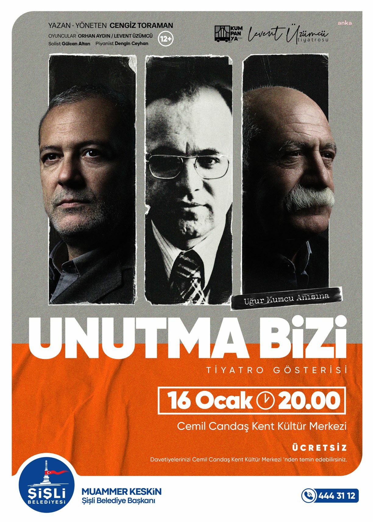 UĞUR MUMCU, ŞİŞLİ'DE ANILACAK