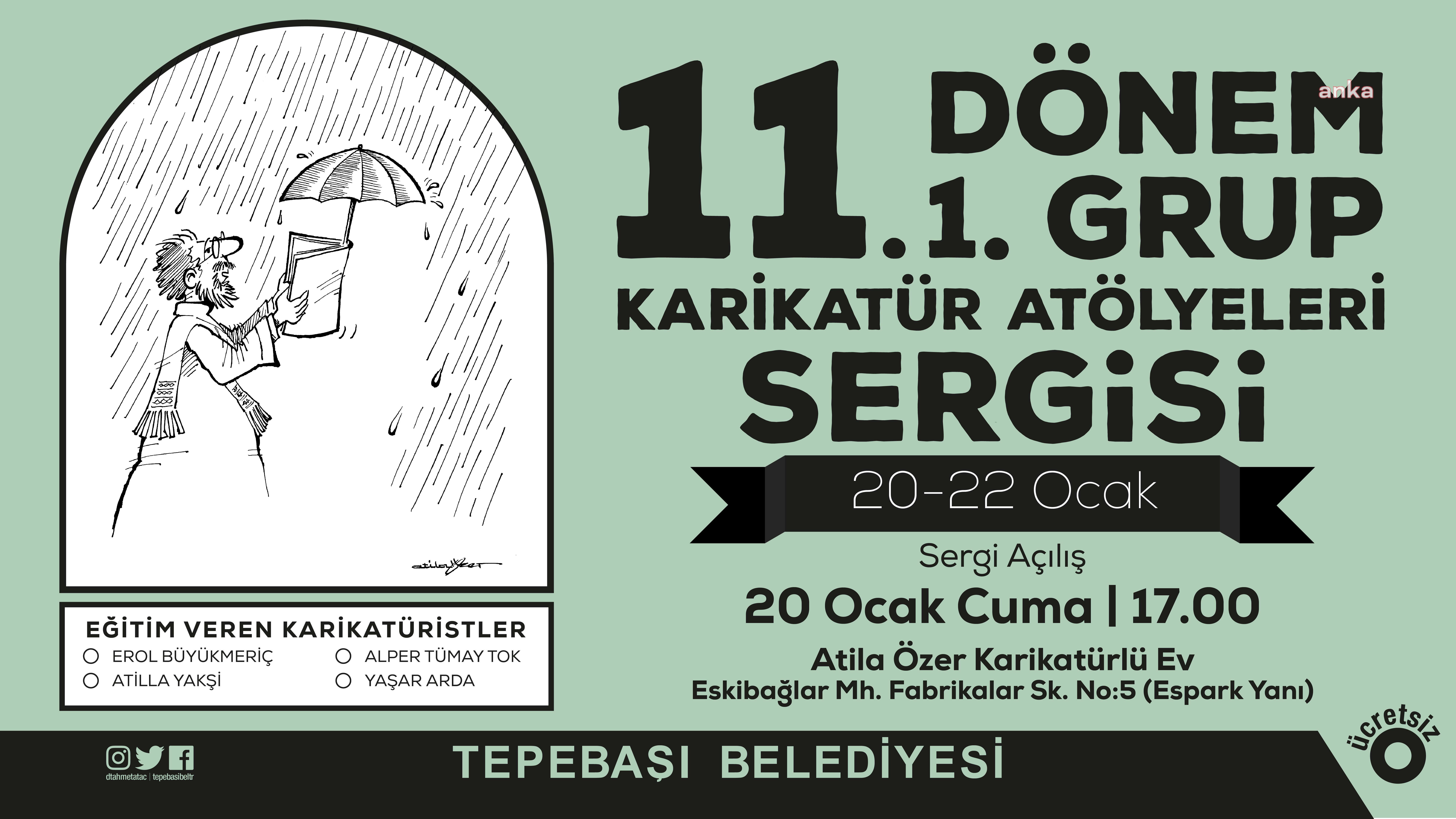 TEPEBAŞILI ÇOCUKLARIN İLK KARİKATÜRLERİ, ESKİŞEHİRLİLER'İN BEĞENİSİNE SUNULACAK