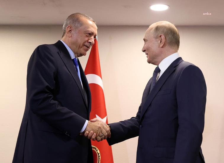 ERDOĞAN, RUSYA DEVLET BAŞKANI PUTİN İLE TELEFONDA GÖRÜŞTÜ