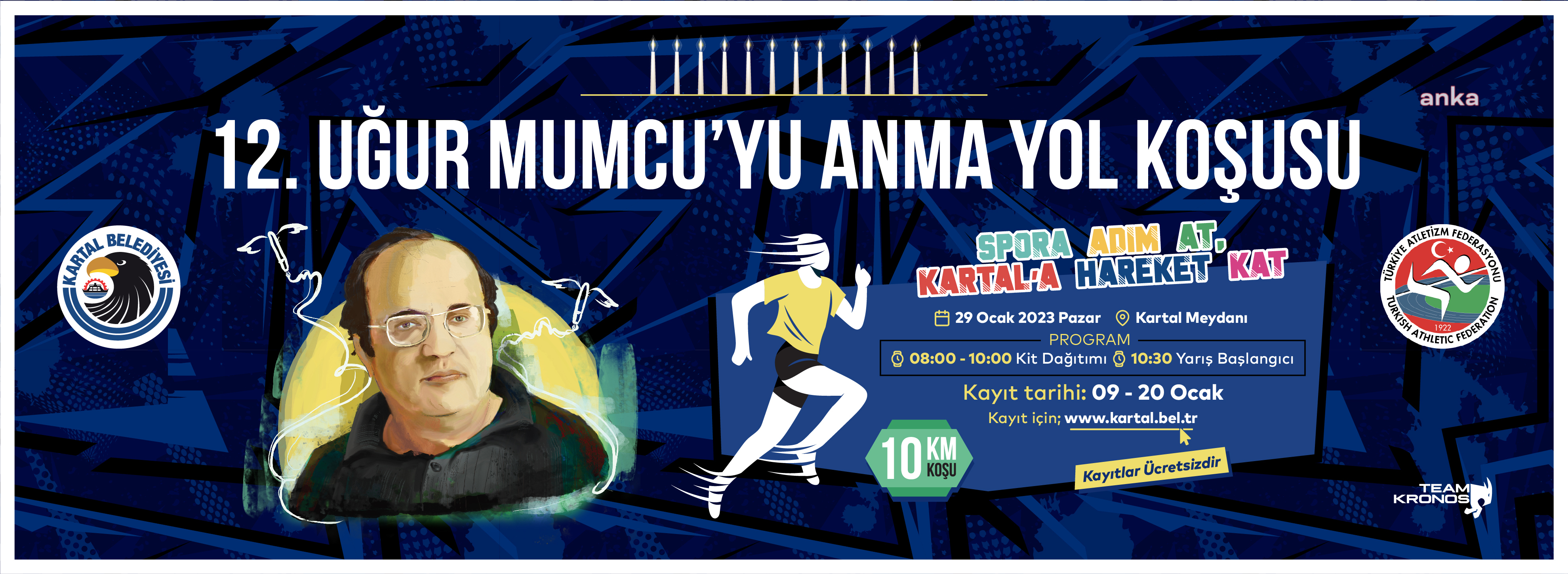 12. UĞUR MUMCU’YU ANMA YOL KOŞUSU KARTAL’DA YAPILACAK