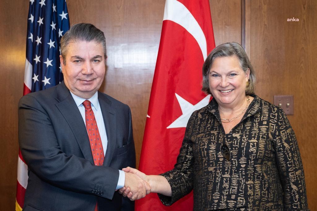 DIŞİŞLERİ BAKANI YARDIMCISI SEDAT ÖNAL, ABD DIŞİŞLERİ BAKANLIĞI MÜSTEŞARI VICTORIA NULAND İLE GÖRÜŞTÜ