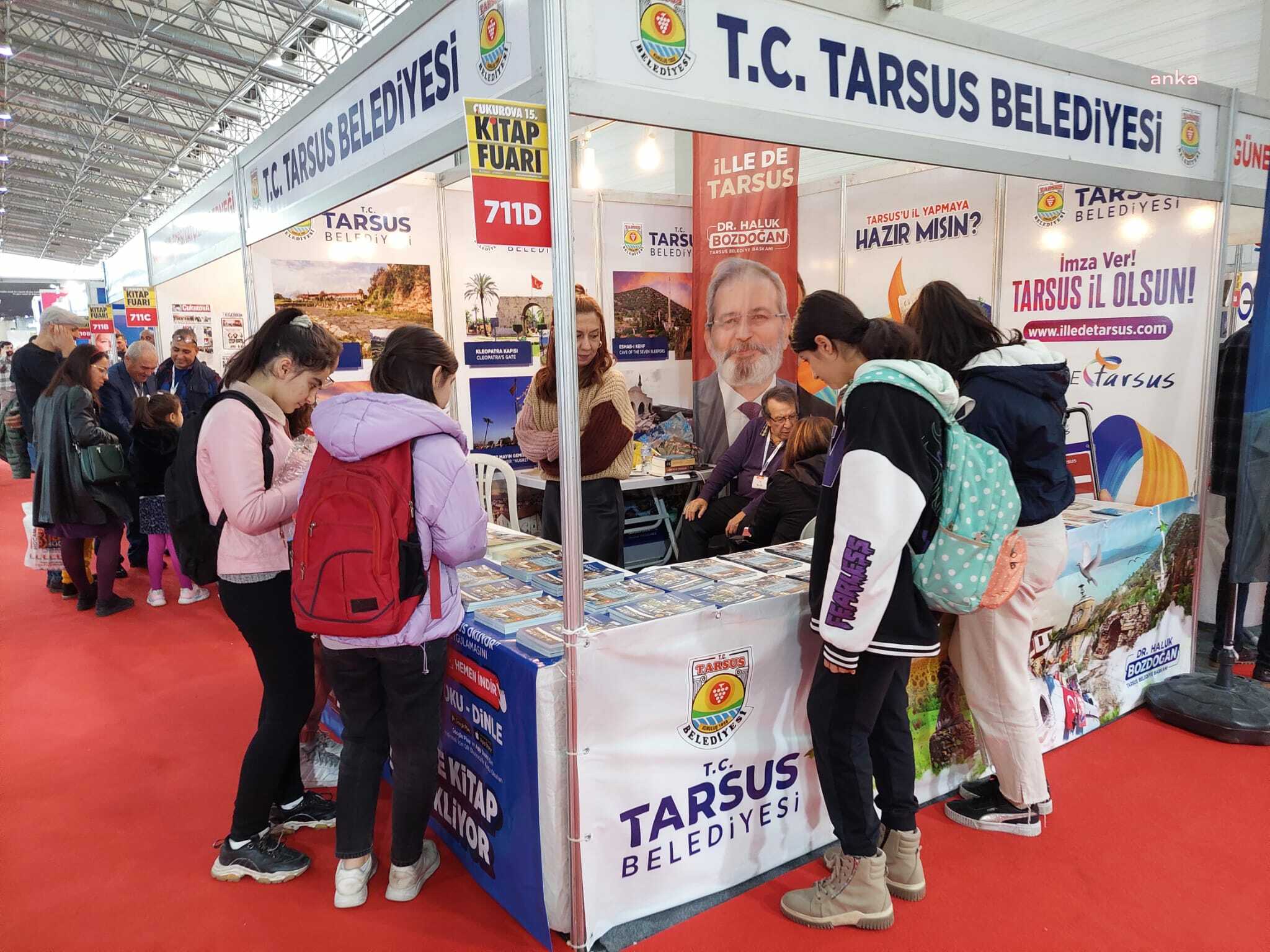 TARSUS BELEDİYESİ, ÇUKUROVA KİTAP FUARI’NDA