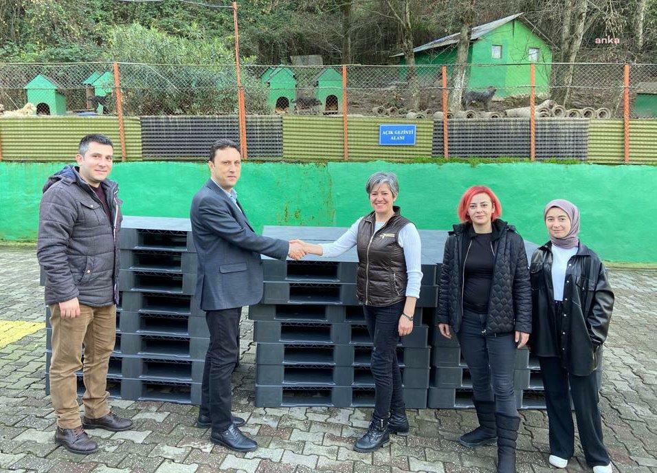HAYVANSEVERLERDEN KDZ. EREĞLİ BELEDİYESİ BARINAĞINA DESTEK