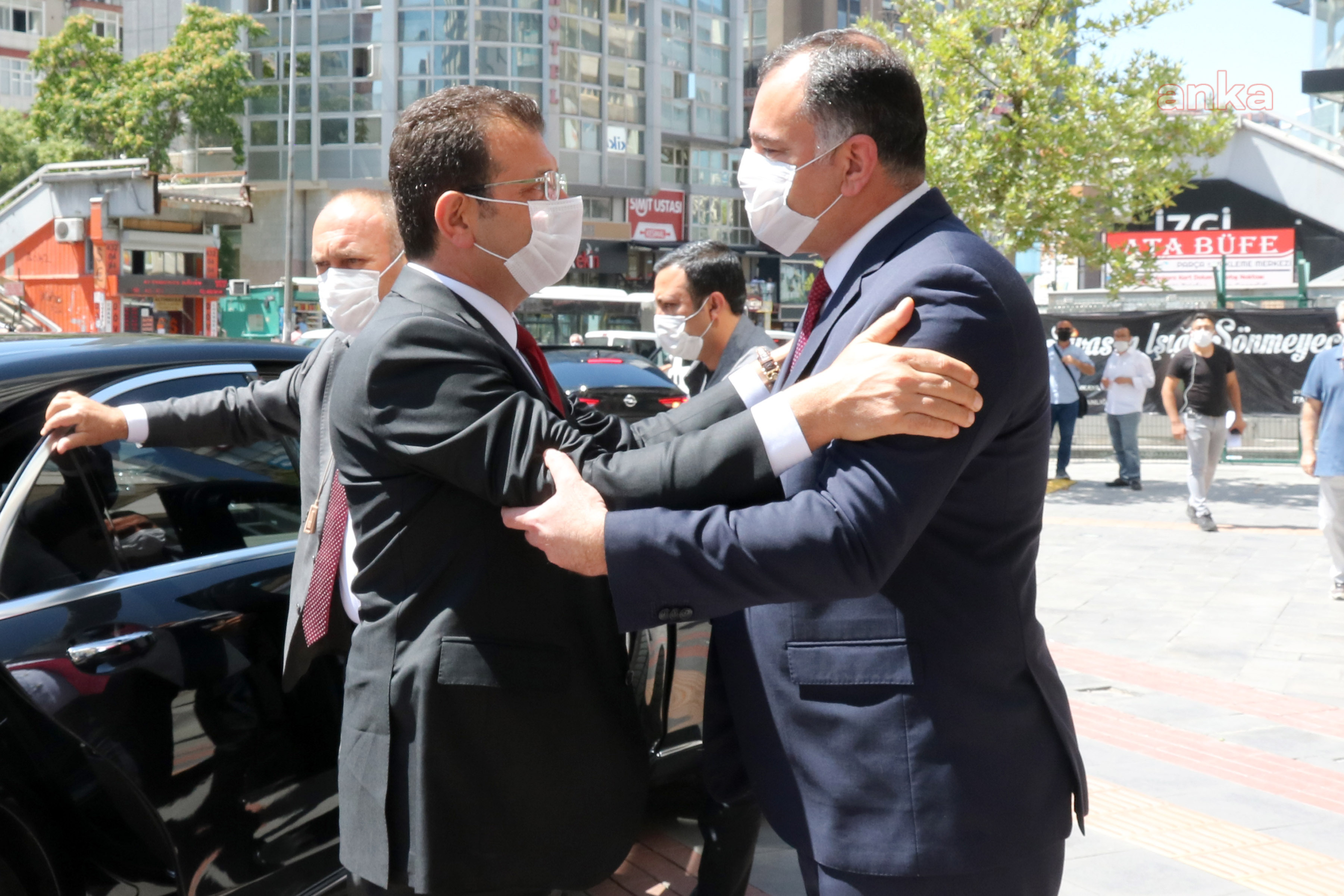 İMAMOĞLU VE SOYER, TAŞDELEN'İN ACISINI PAYLAŞTILAR