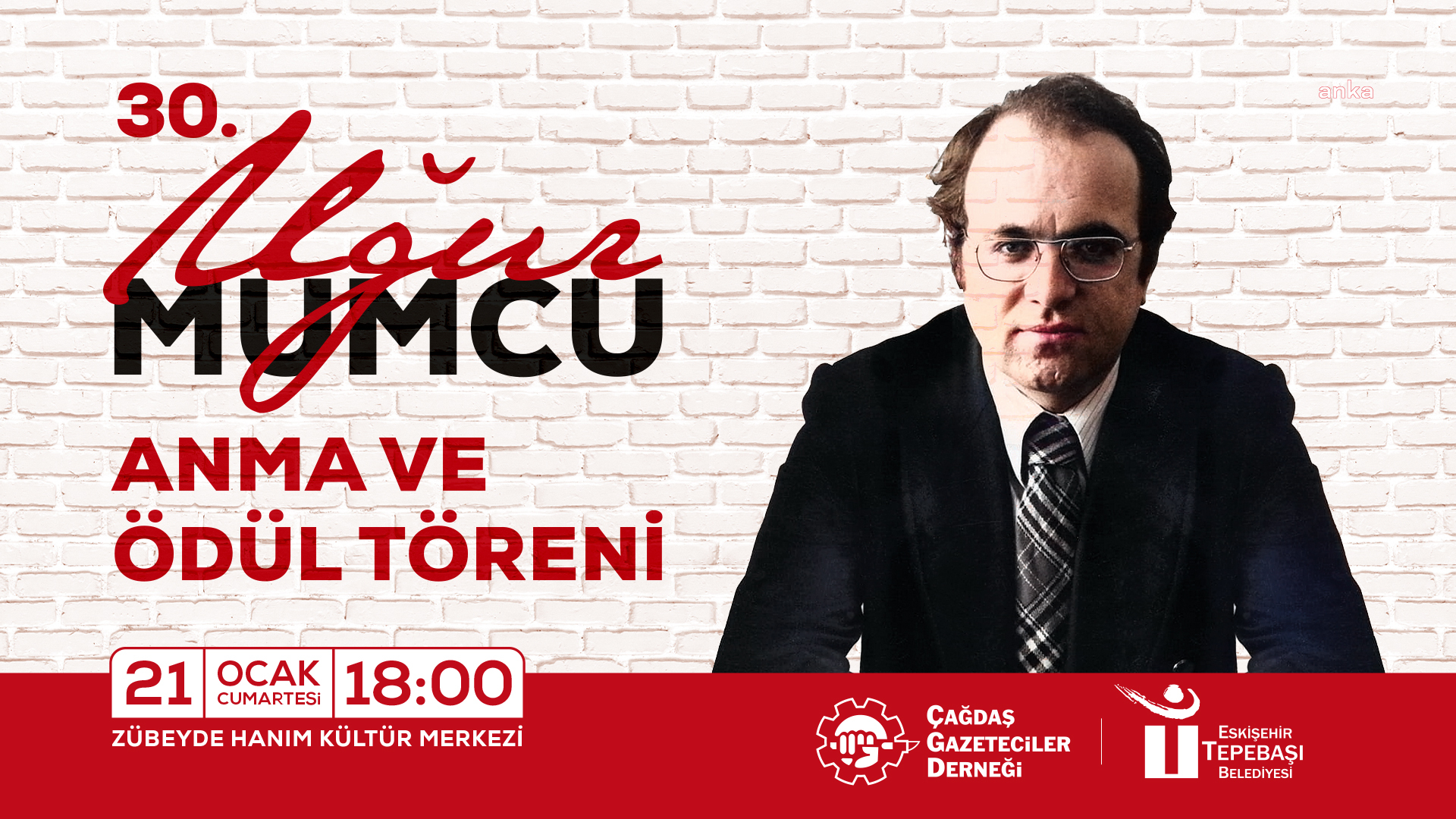 TEPEBAŞI’NDA ‘UĞUR MUMCU ANMA TÖRENİ'NDE ÖDÜLLER SAHİPLERİNİ BULUYOR