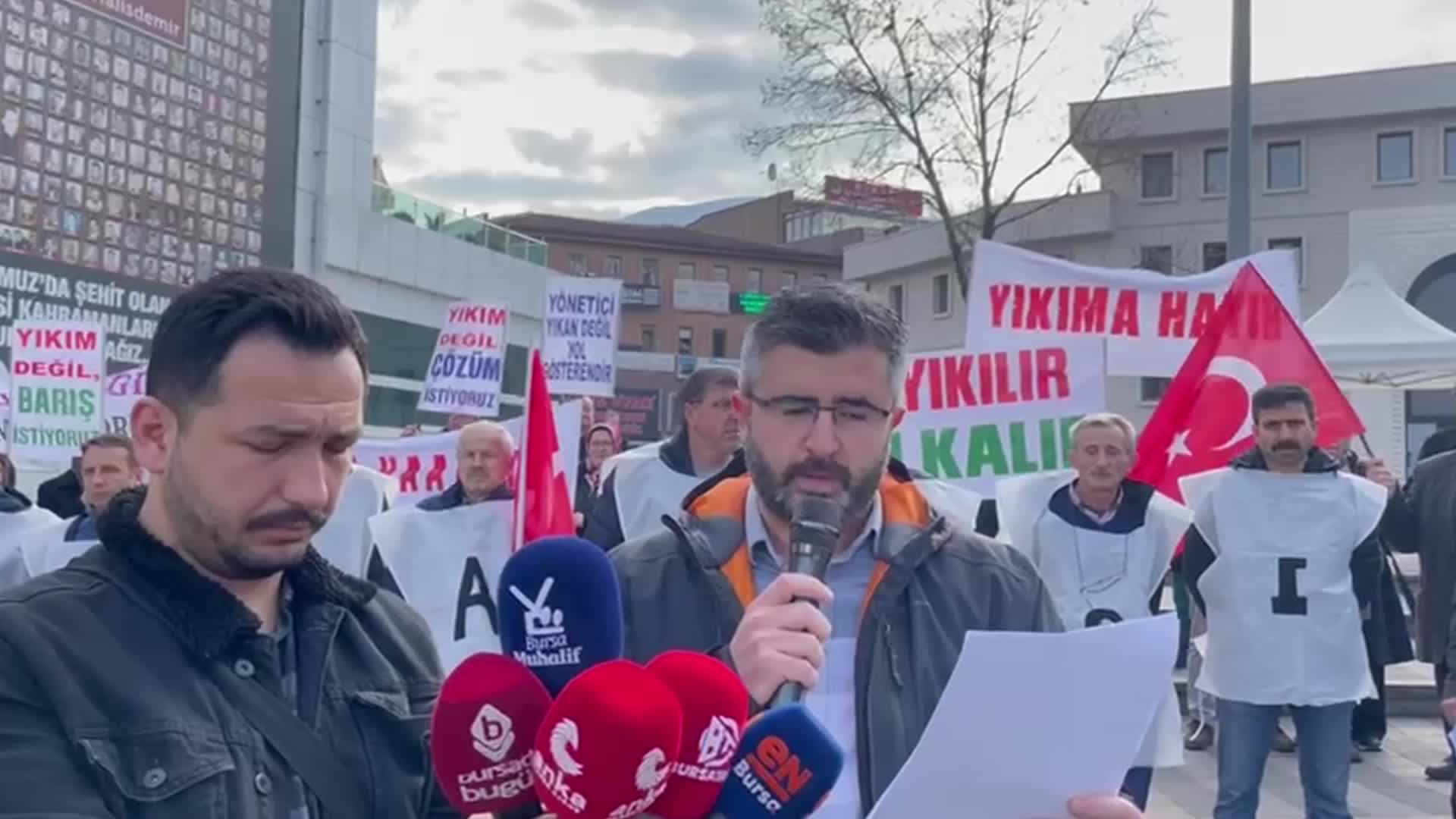 İMAR BARIŞI MAĞDURLARI PLATFORMU BURSA ŞUBESİ: İMAR BARIŞINDAN FAYDALANIP YAPI KAYIT BELGESİ ALDIĞIMIZ YUVALARIMIZ İÇİN ALINAN YIKIM KARARLARI DURDURULMALI