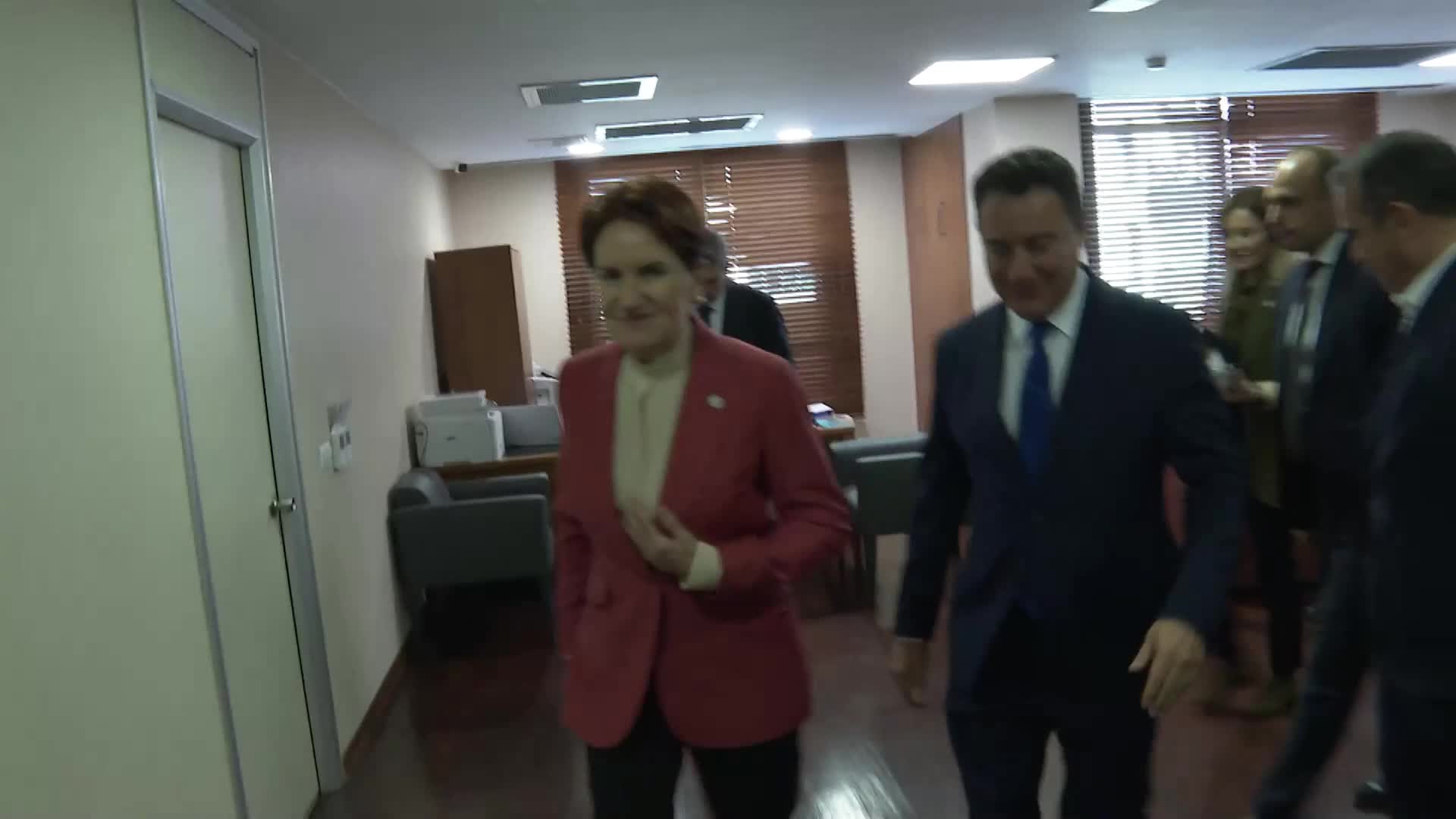 MERAL AKŞENER, ALTILI MASA TOPLANTISI ÖNCESİNDE ALİ BABACAN’I ZİYARET ETTİ