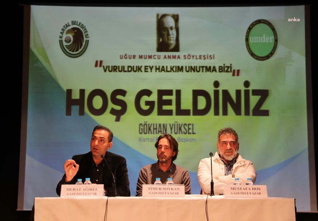 UĞUR MUMCU İÇİN KARTAL'DA ANLAMLI ANMA