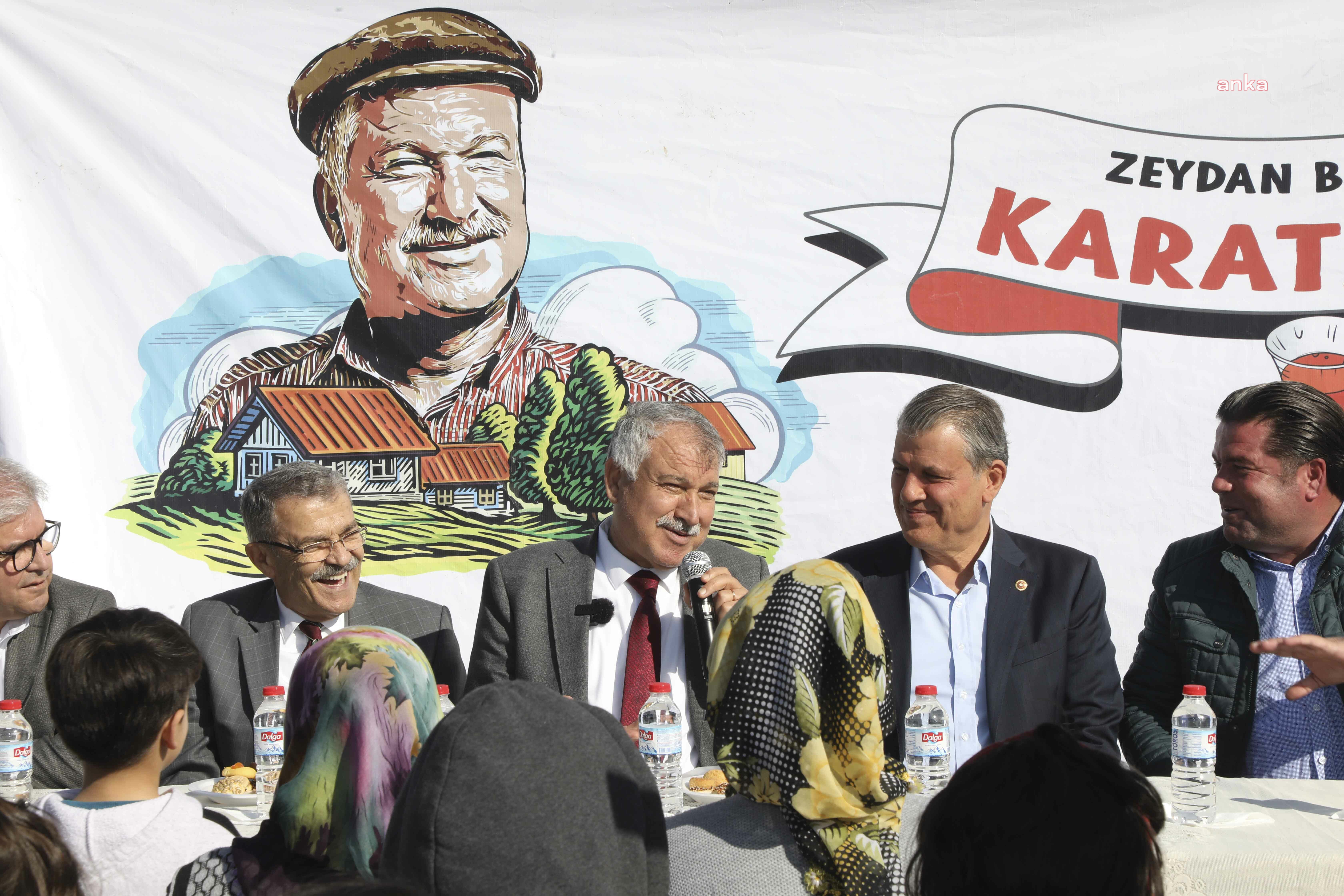 ZEYDAN KARALAR, KARATAŞ’IN KÖYLERİNDE HALKLA BULUŞTU