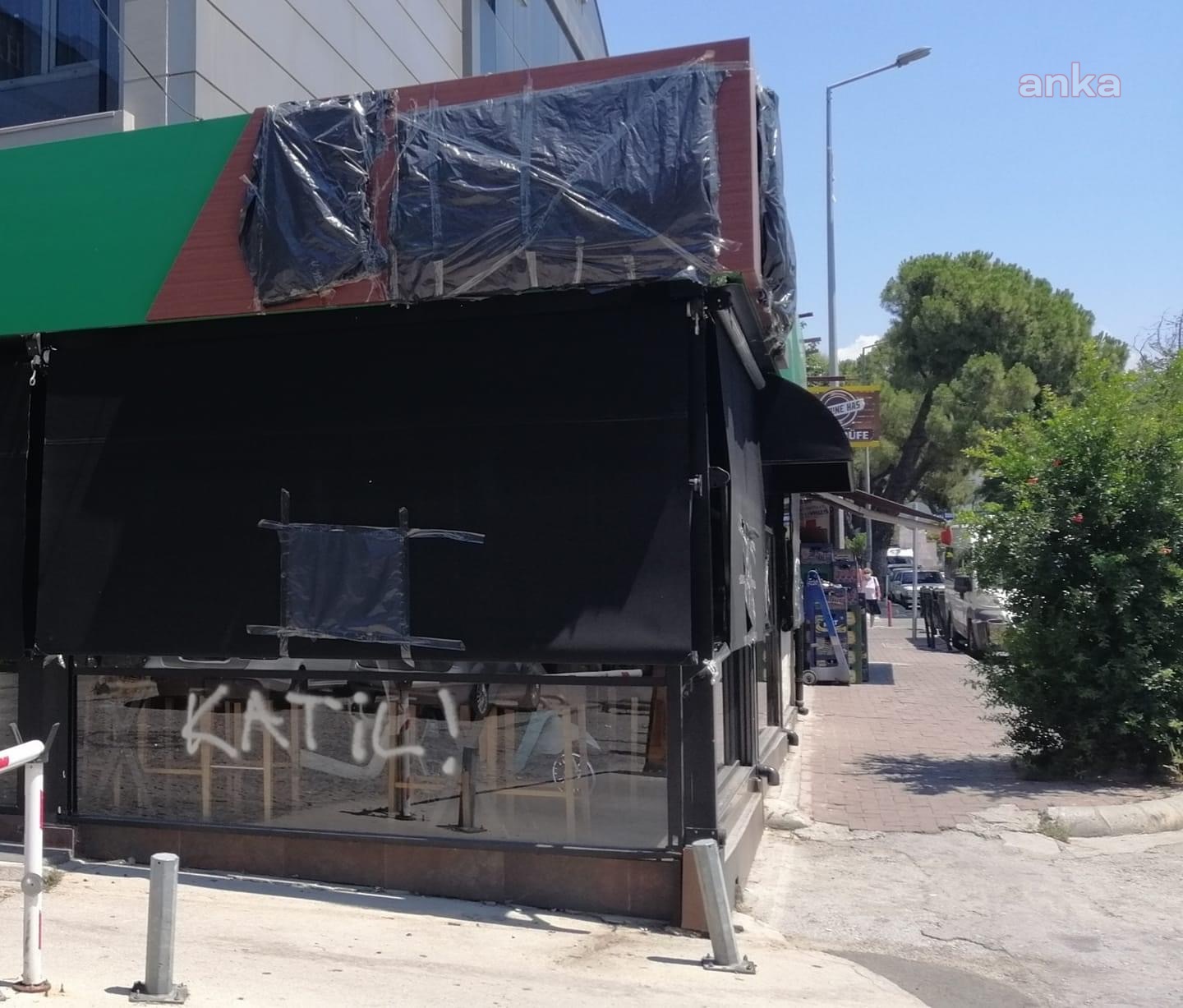 PINAR GÜLTEKİN'İN KATİL ZANLISI CEMAL METİN AVCI’NIN İŞ YERİNİN DUVARLARINA ‘KATİL’ YAZILDI