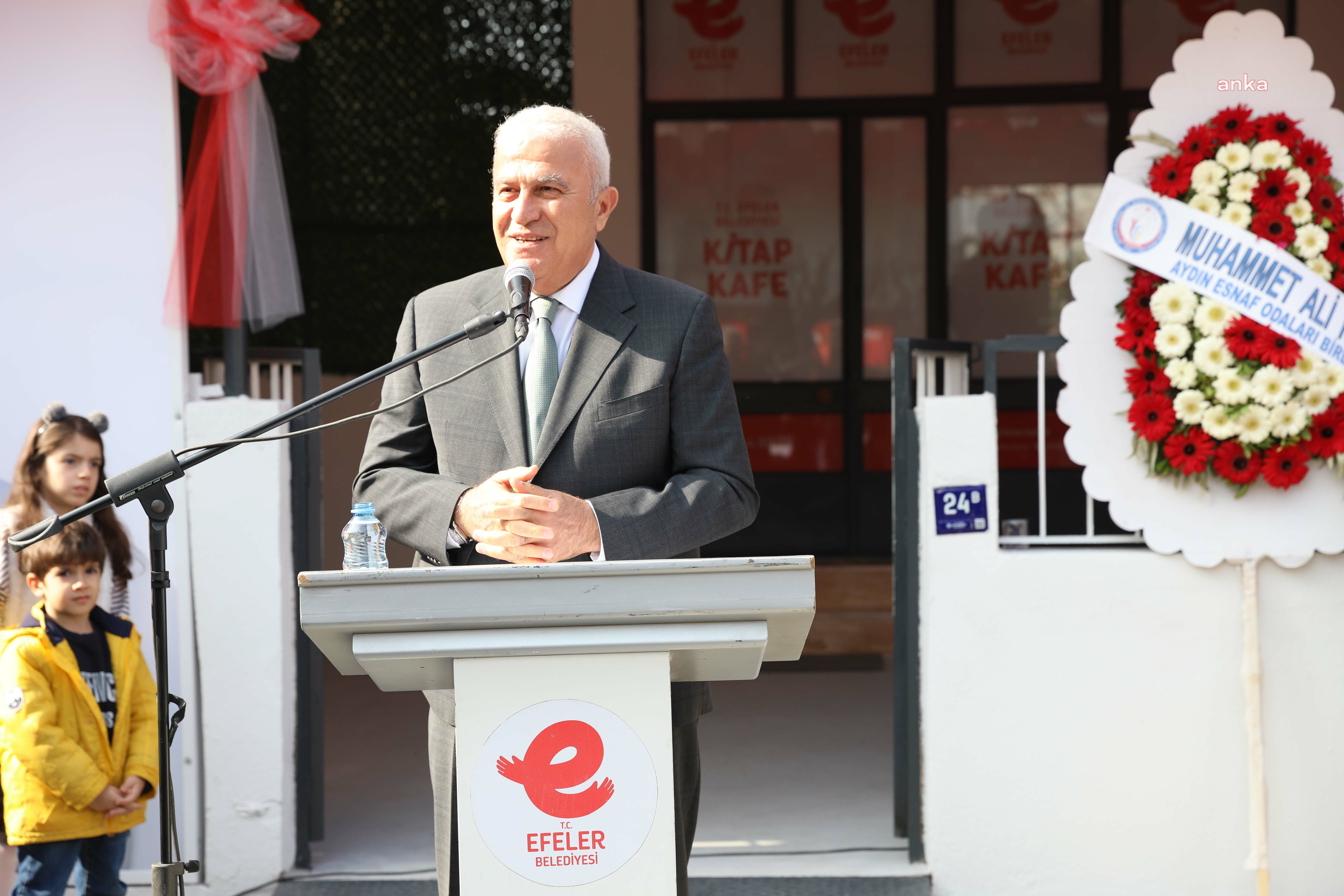 EFELER BELEDİYESİ’NİN 9’UNCU KİTAP KAFESİ TÖRENLE AÇILDI