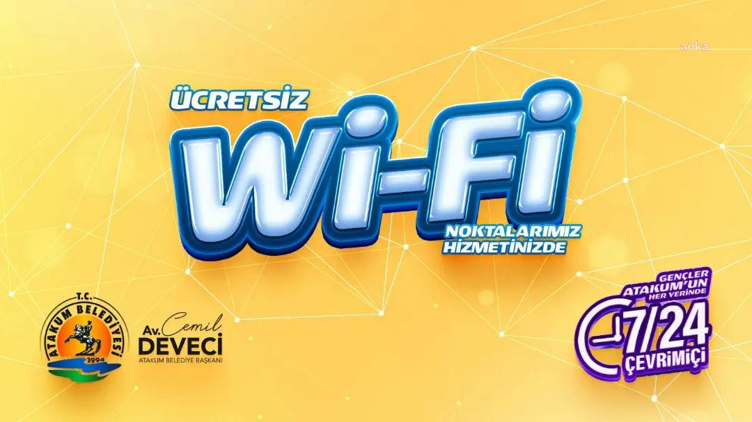 ATAKUM BELEDİYESİ’NDEN 13 NOKTADA ÜCRETSİZ İNTERNET HİZMETİ