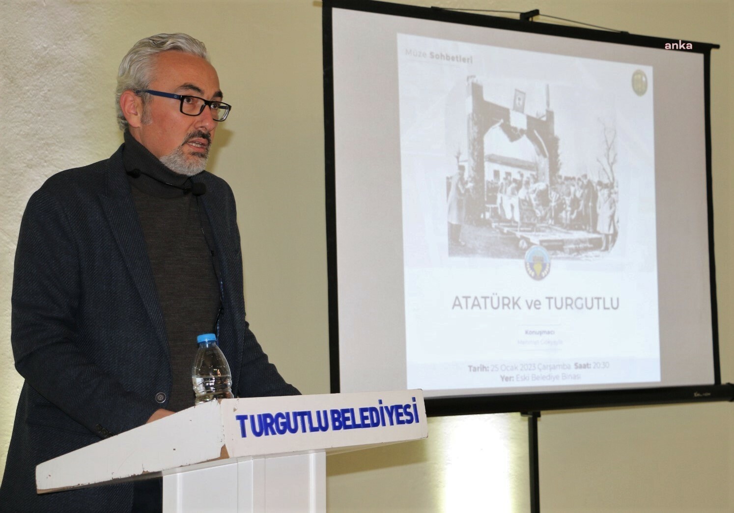 TURGUTLU BELEDİYESİ’NİN MÜZE SOHBETLERİ'NDE ‘ATATÜRK VE TURGUTLU’ KONUŞULDU