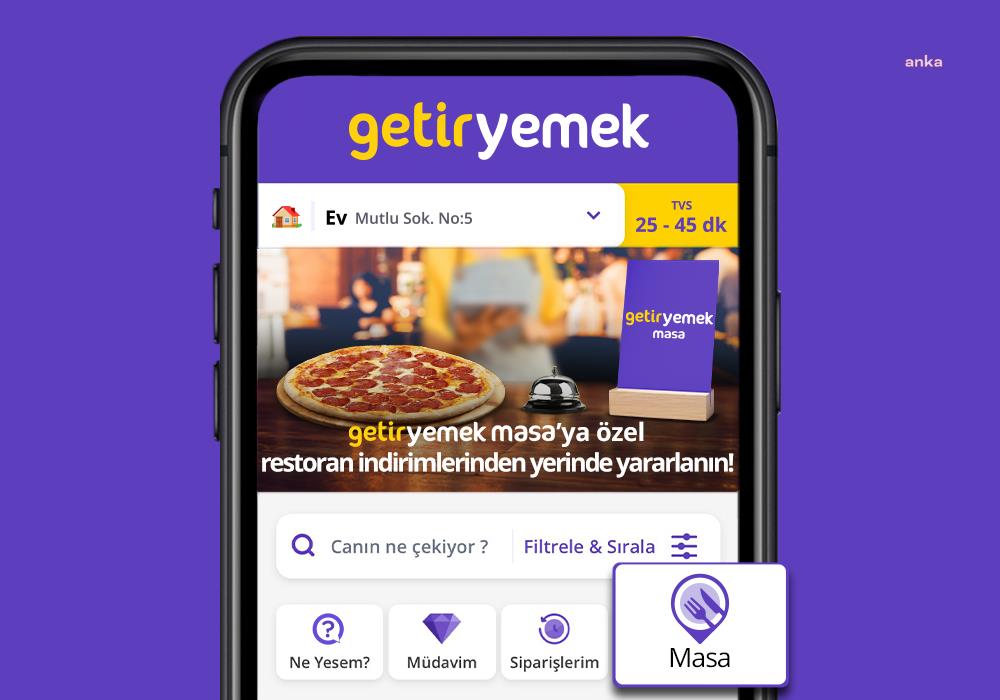 GETİRYEMEK’TEN YENİ HİZMET: GETİRYEMEK MASA